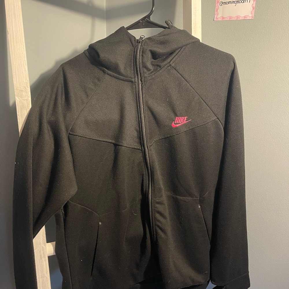 Nike Women’s Performance Jacket in Black with Pink Accent
